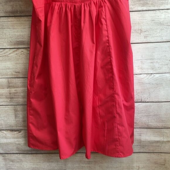 NEW WITH TAGS‎ DRAPER JAMES PUFFED SLEEVE DRESS IN HIBISCUS - Picture 8 of 9